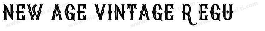 New Age Vintage Regu字体转换